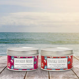 Wild Escapes | Lavender Woods | Vintage Leather | 100% Soy Wax Candle