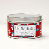 Wild Escapes | Vintage Leather | 100% Soy Wax Candle